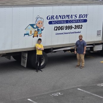 Grandmas Boy Moving - Two of the kindest men, I have met in a long time. Had a blast with them and luckily they loved my playlist - Movers Near Me - Seattle, Washington Grandmas Boy Moving - Two of the kindest men, I have met in a long time. Had a blast with them and luckily they loved my playlist - Movers Near Me - Seattle, Washington
