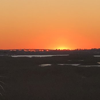 Poseidon - Sunset from the patio - Seafood Near Me - Hilton Head Island, South Carolina