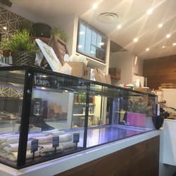 Home Juice - Inside view of the main counter.