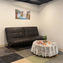 Peaceful Massage - Peaceful Massage waiting area. You may sit here if you didn't call first, but you will still receive a fantastic massage.