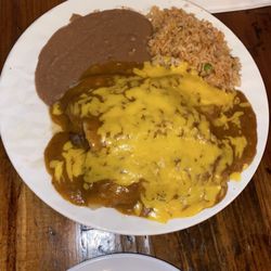 El Jardin Mexican Restaurant - Beef Enchiladas