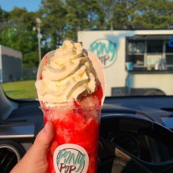 Pony Pop - This Strawberry Surprise elevated ice. I can't wait to dig in!