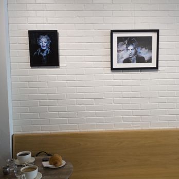 Morse Coffee Company - my coffee and croissant with some of the art on display - Coffee & Tea Near Me - Lake Oswego, Oregon Morse Coffee Company - my coffee and croissant with some of the art on display - Coffee & Tea Near Me - Lake Oswego, Oregon