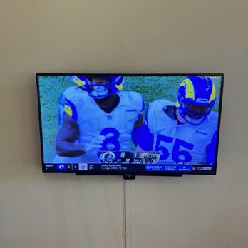 Handymeister - TV Mounted 40" Extremely professional and helpful, was going to have another tv mounted but it didn't fit the space. - Painters Near Me Handymeister - TV Mounted 40" Extremely professional and helpful, was going to have another tv mounted but it didn't fit the space. - Painters Near Me