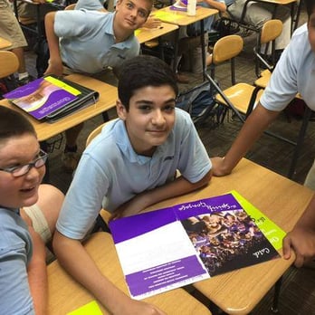 St Andrew Apostle School - Some of our Junior High students - Elementary Schools Near Me - Silver Spring, Maryland