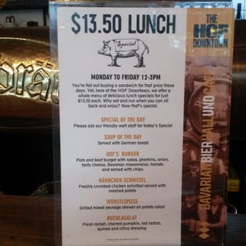 The Hof Downtown - Lunch specials - Beer Bar Near Me - Docklands, VIC