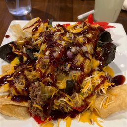 Korean BBQ Rib nachos