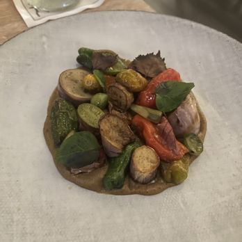Knife & Spoon - Seasoned vegetables. (So good! Favorite dish of the night!) - Seafood Near Me - Orlando, Florida