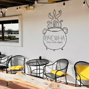 Brewha - Porch seating. - Beer Bar Near Me - Cornville, Arizona