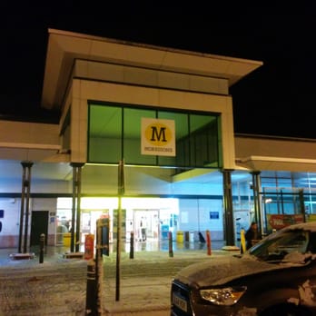 Morrisons - Entrance on a darm snawy night. - Grocery Near Me - Glasgow, GLG Morrisons - Entrance on a darm snawy night. - Grocery Near Me - Glasgow, GLG