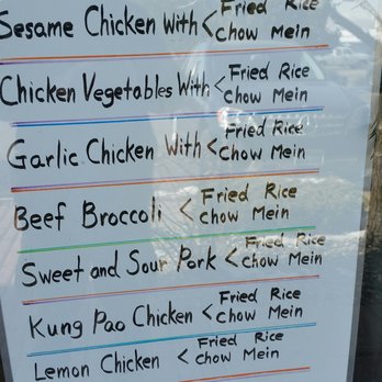 Asian Wok - Lunch special menu outside the restaurant. - Chinese Near Me - Reno, Nevada Asian Wok - Lunch special menu outside the restaurant. - Chinese Near Me - Reno, Nevada
