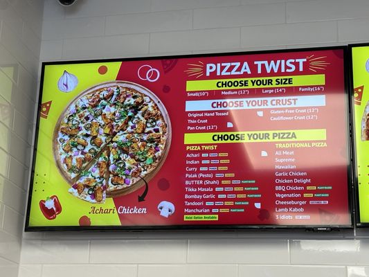 Menu photo 8 Pizza Twist Berkeley, CA
