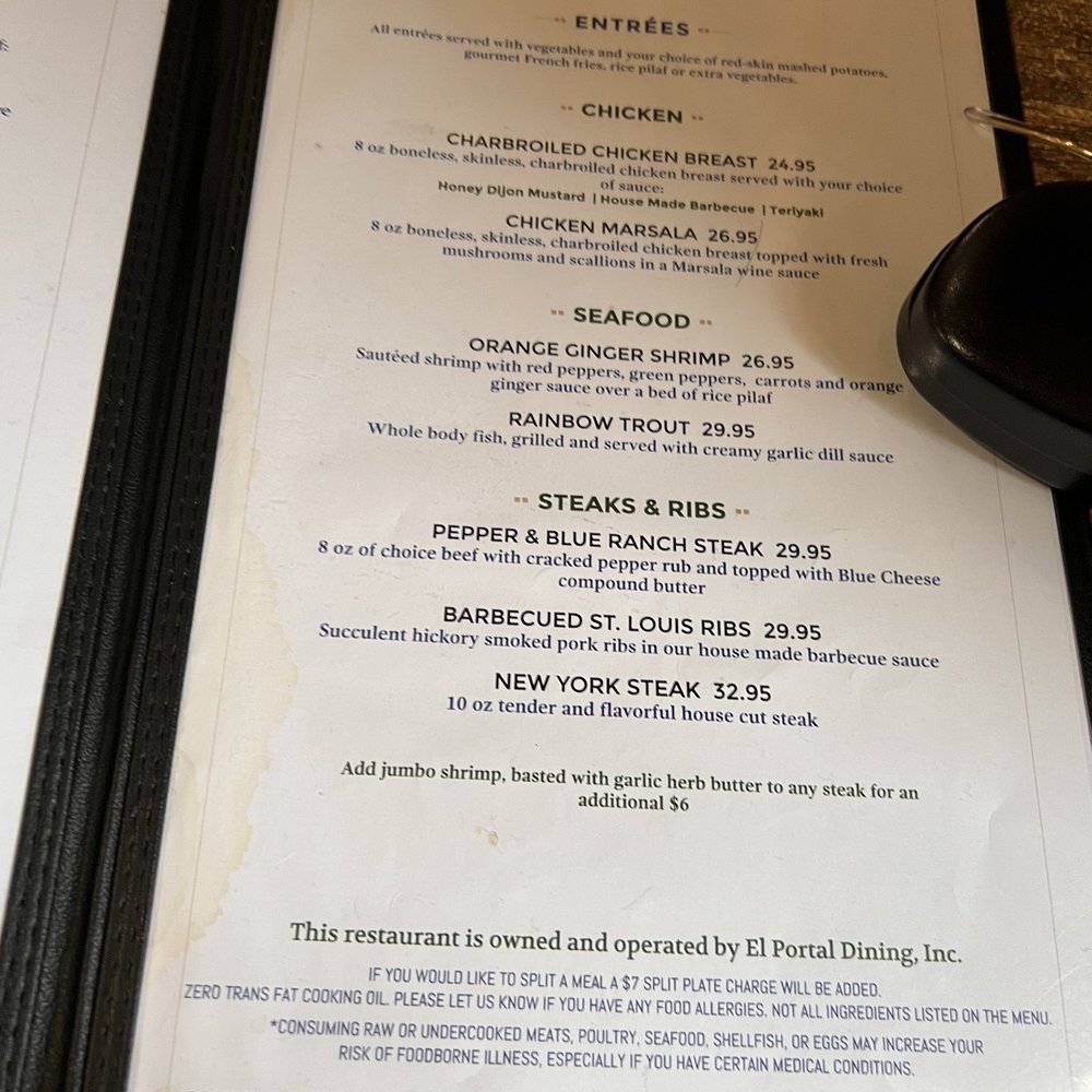 The River Restaurant & Lounge - Menu (2/2) - American Near Me - El Portal, California The River Restaurant & Lounge - Menu (2/2) - American Near Me - El Portal, California