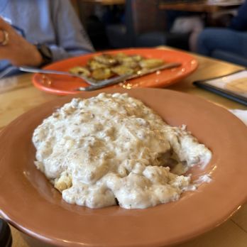 Moose & Stella's Cafe - 1/2 order biscuits and gravy as an upgrade from toast, couple bucks and so so worth it!!! - Breakfast & Brunch Near Me - Kalkaska, Michigan Moose & Stella's Cafe - 1/2 order biscuits and gravy as an upgrade from toast, couple bucks and so so worth it!!! - Breakfast & Brunch Near Me - Kalkaska, Michigan