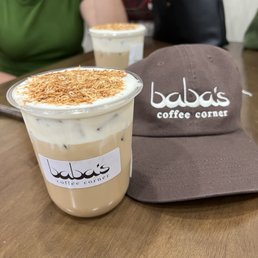 Knafeh Latte