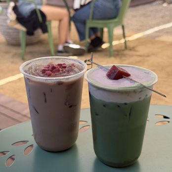 Kafe-Lum - Fresa jardín (left) Guava hour (right) - Coffee & Tea Near Me - Chula Vista, California Kafe-Lum - Fresa jardín (left) Guava hour (right) - Coffee & Tea Near Me - Chula Vista, California