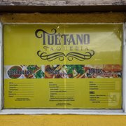 Photo of Tuetano Taqueria - San Diego, CA, United States. Menu posted on a window