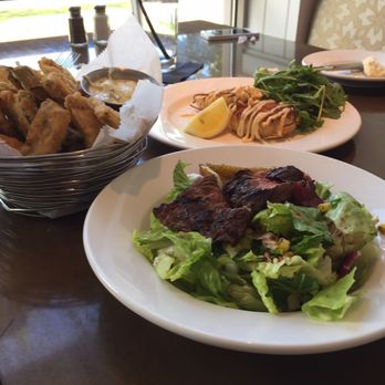 The Cottage Wellesley - Steak salad, eggplant fries, crab cakes - New American Near Me - Wellesley, Massachusetts