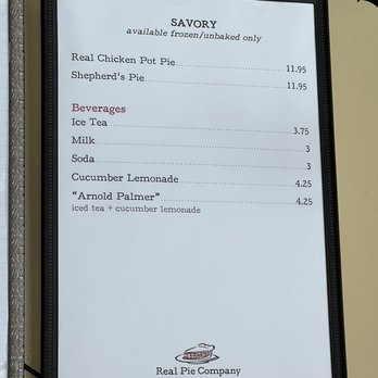 Real Pie Company - Menu 1, 6/2023 - Bakeries Near Me - Sacramento, California Real Pie Company - Menu 1, 6/2023 - Bakeries Near Me - Sacramento, California