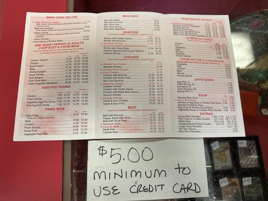 Menu photo 8 Wing Hong's Express Commerce Township, MI