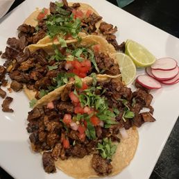 Vegan asada tacos