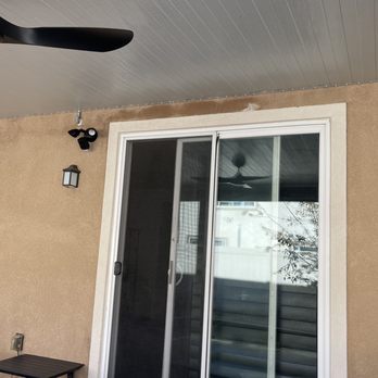 Innovation Electric - Rear security floodlight camera - Electricians Near Me