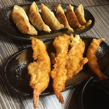 Ramentica - Pork Potstickers and Shrimp tempura - Ramen Near Me - Pittsburg, California Ramentica - Pork Potstickers and Shrimp tempura - Ramen Near Me - Pittsburg, California