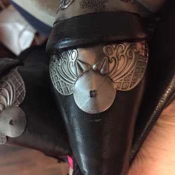Doctor's Shoe Repair - You can see where they took the silver roses off my boots and then pretended like I lost them. Terrible people. - Shoe Repair Near Me - Houston, Texas