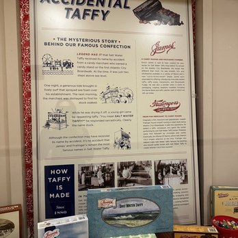 James' - a display of items from the accident taffy - Candy Stores Near Me - Atlantic City, New Jersey James' - a display of items from the accident taffy - Candy Stores Near Me - Atlantic City, New Jersey