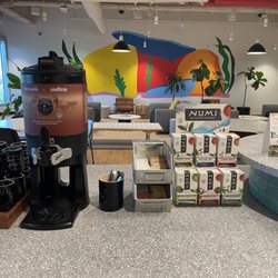 Complimentary coffee and teas