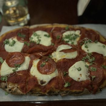 The Long Room - Margherita Flatbread - Irish Near Me - New York, New York The Long Room - Margherita Flatbread - Irish Near Me - New York, New York