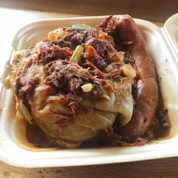 Hubert's Polish Kitchen - Cabbage roll and kielbasa - Polish Near Me - Columbus, Ohio Hubert's Polish Kitchen - Cabbage roll and kielbasa - Polish Near Me - Columbus, Ohio