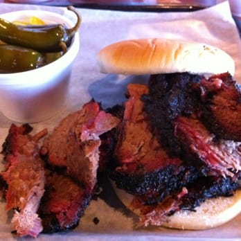 Opie's BBQ - Giant brisket sandwich - Barbeque Near Me - Spicewood, Texas Opie's BBQ - Giant brisket sandwich - Barbeque Near Me - Spicewood, Texas