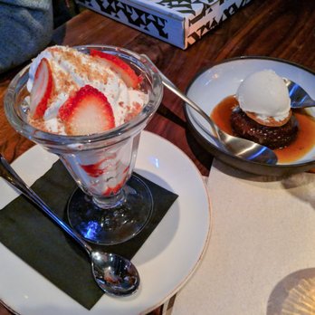 King Taps - Left: strawberry shortcake sundae. Right: toffee pudding. - Canadian (New) Near Me - Toronto, Ontario King Taps - Left: strawberry shortcake sundae. Right: toffee pudding. - Canadian (New) Near Me - Toronto, Ontario