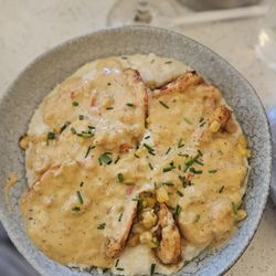 Crack'D Brunch - Shrimp and grits
