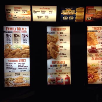 Popeyes Louisiana Kitchen - Menu board for drive thru - Fast Food Near Me - Hempstead, New York Popeyes Louisiana Kitchen - Menu board for drive thru - Fast Food Near Me - Hempstead, New York