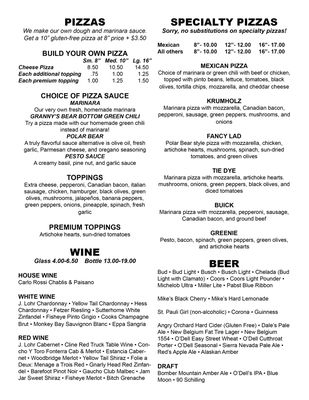 Menu photo 2 Bear Bottom Bar and Grill Centennial, WY
