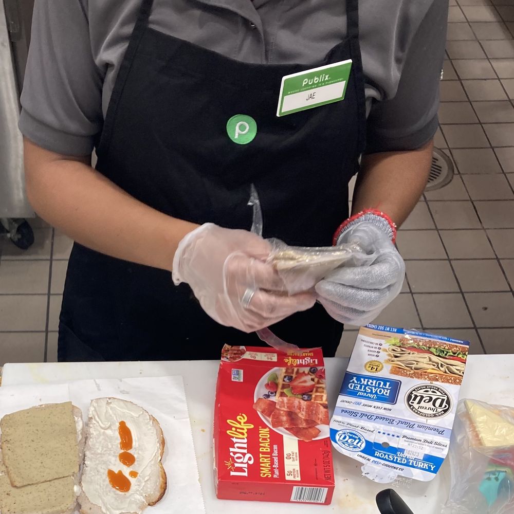 Publix - The so welcoming & accommodating Jae making my Vegan Sub, 08.05.2023. - Grocery Near Me - Dunwoody, Georgia Publix - The so welcoming & accommodating Jae making my Vegan Sub, 08.05.2023. - Grocery Near Me - Dunwoody, Georgia