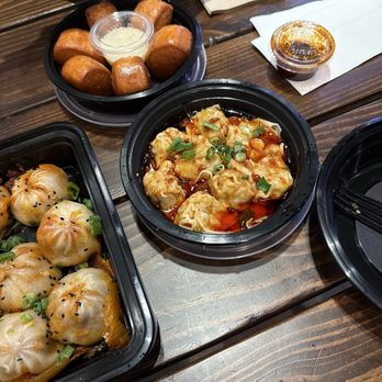 Niu Mama Kitchens - Spicy pork dumplings and fried baos with condensed milk - Food Court Near Me - Glendale, Arizona Niu Mama Kitchens - Spicy pork dumplings and fried baos with condensed milk - Food Court Near Me - Glendale, Arizona