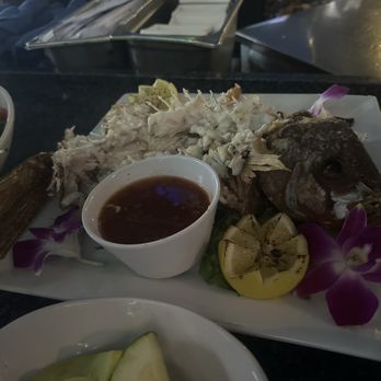 Dive Bar Restaurant - What's left of a delightful snapper filet - Seafood Near Me - Jupiter, Florida Dive Bar Restaurant - What's left of a delightful snapper filet - Seafood Near Me - Jupiter, Florida