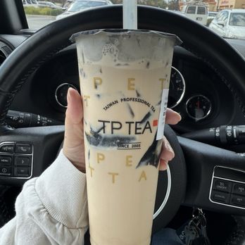TP Tea - Tie guan yin milk tea with grass jelly - Bubble Tea Near Me - Diamond Bar, California TP Tea - Tie guan yin milk tea with grass jelly - Bubble Tea Near Me - Diamond Bar, California