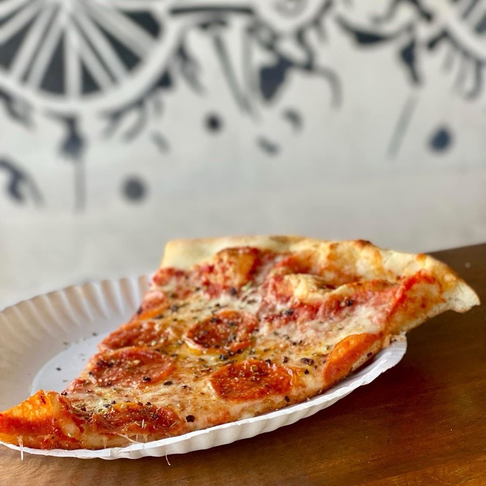 Food from Slyce Pizza