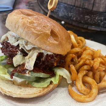 The Paddock Club - Korean Fried Chicken Sandwich - Bars Near Me - Wilmington, Ohio