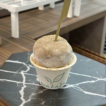 Wakaba Crepe - Hojicha Mochi Ice Cream, Vanilla Mochi Ice Cream - Creperies Near Me - Torrance, California