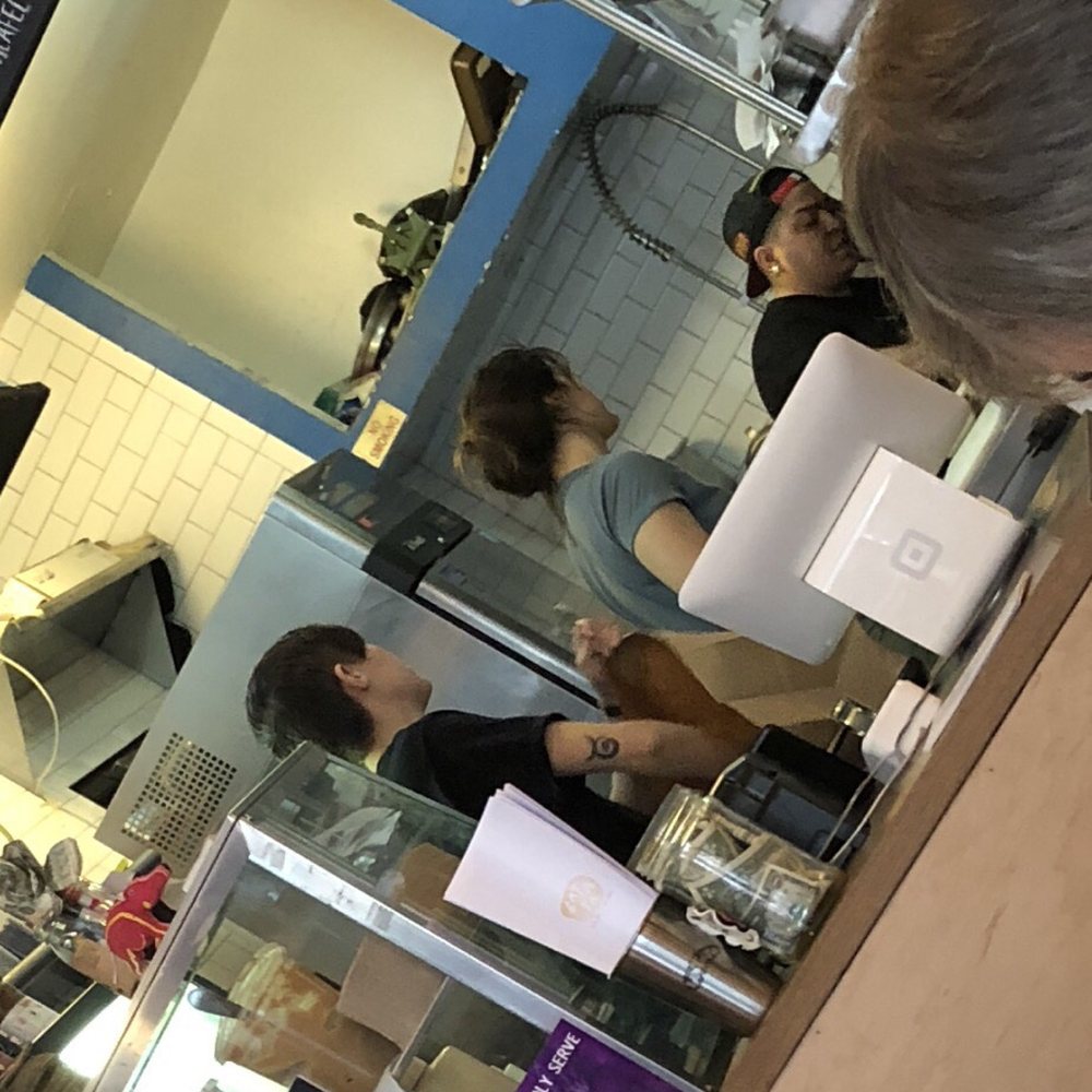 Batata - The lady in the grey top is the chef. Hair was not covered while preparing the food. - Middle Eastern Near Me - Brooklyn, New York Batata - The lady in the grey top is the chef. Hair was not covered while preparing the food. - Middle Eastern Near Me - Brooklyn, New York