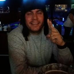 Pollo enjoying his beer