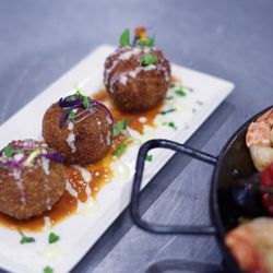 Mulas - Green Chile Risotto Croquetas
