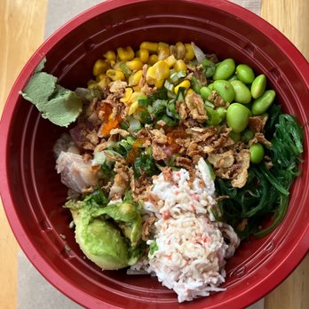 Poke Time - Medium bowl with albacore, salmon, scallops, and tuna - Poke Near Me - Buena Park, California Poke Time - Medium bowl with albacore, salmon, scallops, and tuna - Poke Near Me - Buena Park, California