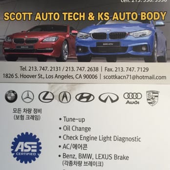 KS Auto Body - New location! Scott Auto Tech & KS Auto Body! Contact us for any of your mechanical and body work questions or service! - Body Shops Near Me - Los Angeles, California
