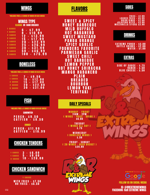 Menu photo 7 R&R Extreme Wings Indianapolis, IN Menu photo 7 R&R Extreme Wings Indianapolis, IN